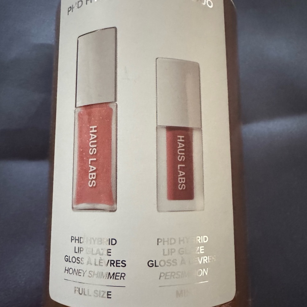 Haus Labs By Lady Gaga Lip Gloss - Honey Shimmer & Persimmon